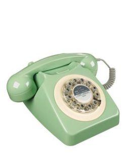 Wild And Wolf 746 Retro Telephone - Swedish Green